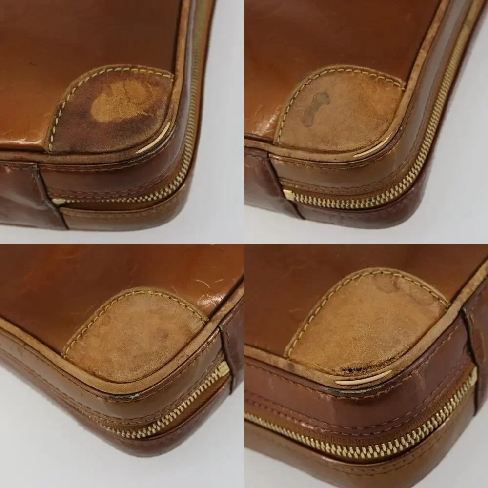Louis Vuitton Monogram Vernis Van Damme Handbag Gold